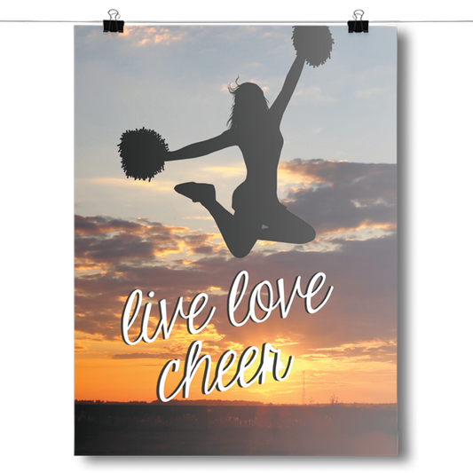 Live Love Cheer Poster