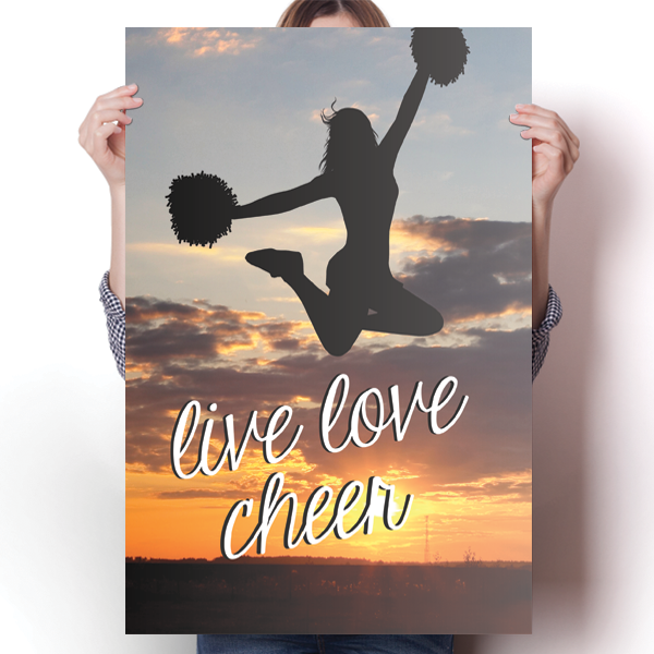 Live Love Cheer Poster