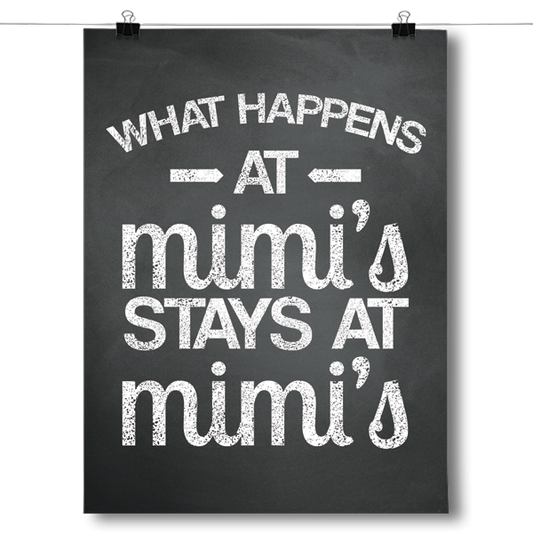 What Happens At Mimi's Stays at Mimi's Poster