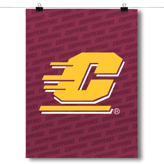 Central Michigan Chippewas - NCAA Poster
