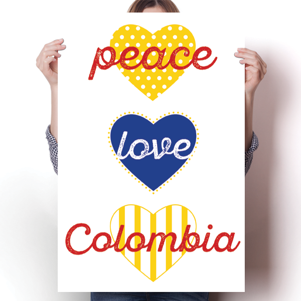 Peace, Love, Columbia Poster