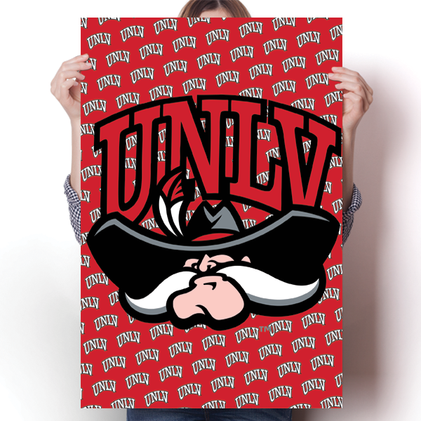 University of Nevada, Las Vegas (UNLV) Rebels - NCAA Poster