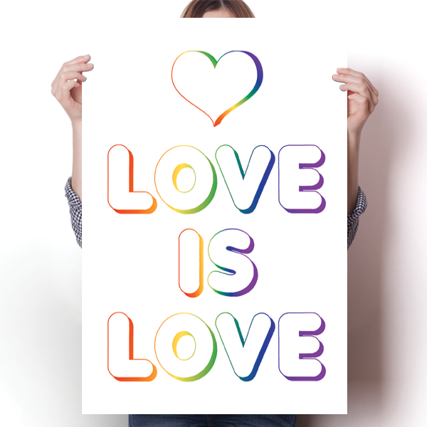 Love Is Love - LGBT Poster