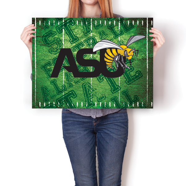 Alabama State University (ASU) - Football Poster