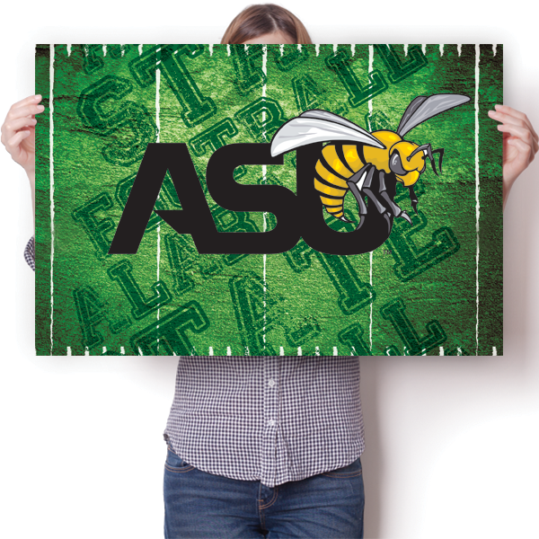 Alabama State University (ASU) - Football Poster