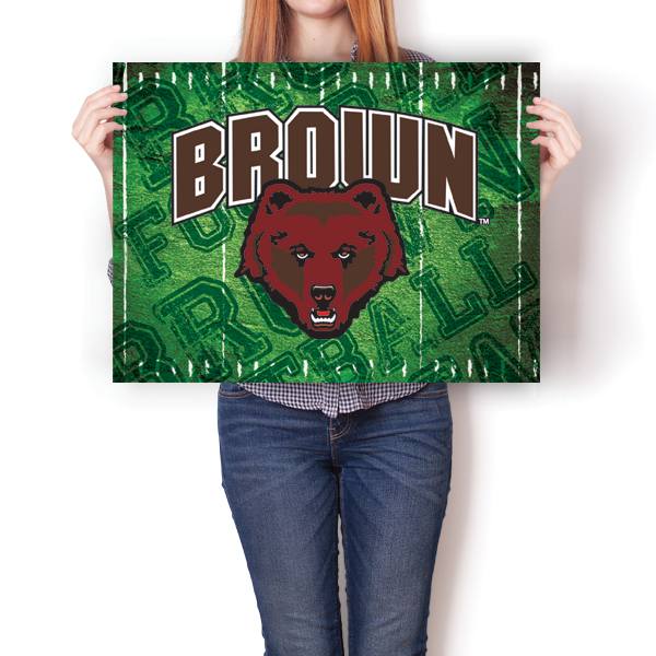 Brown University - Football Poster