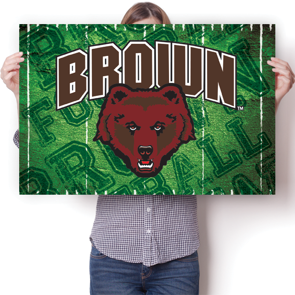Brown University - Football Poster