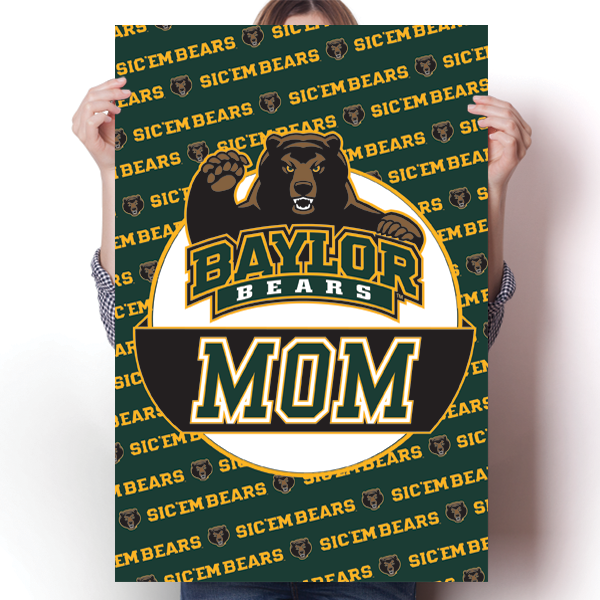 Baylor Bears Mom Poster