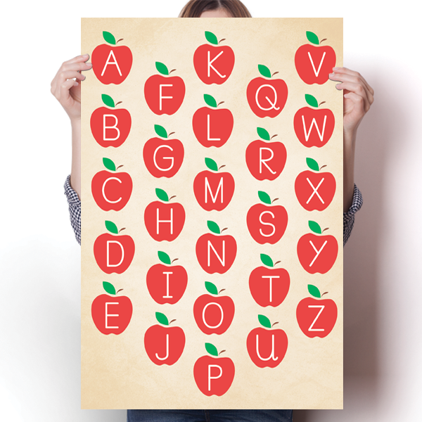 ABC - Apples Poster