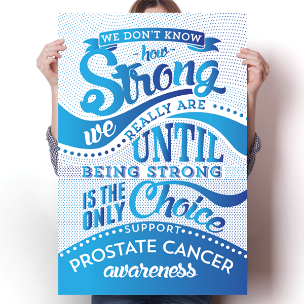 Prostate Cancer - How Strong Poster