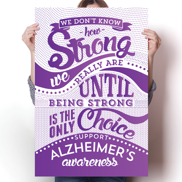 Alzheimer's Disease - How Strong Poster