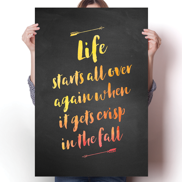 Life Starts All Over Again Poster