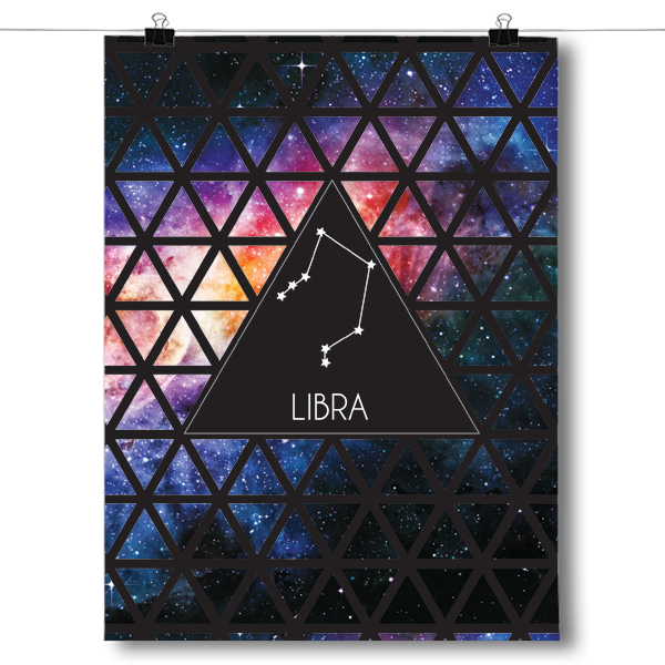 Zodiac Constellation - Libra Poster