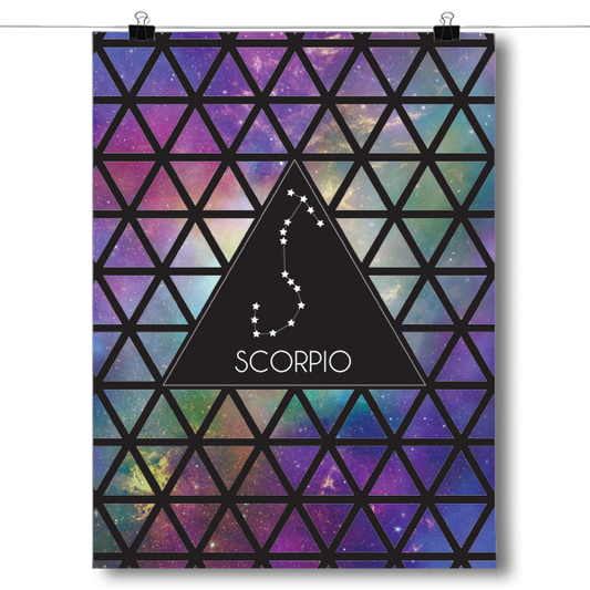 Zodiac Constellation - Scorpio Poster