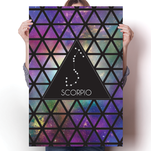 Zodiac Constellation - Scorpio Poster