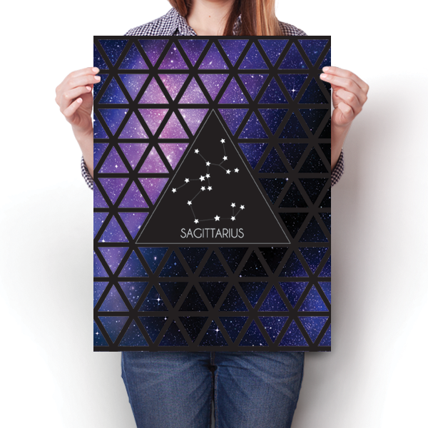 Zodiac Constellation - Sagittarius Poster