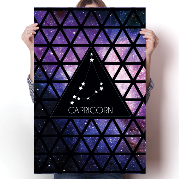 Zodiac Constellation - Capricorn Poster