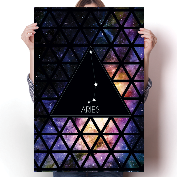 Zodiac Constellation - Aries Poster
