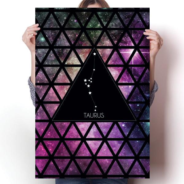 Zodiac Constellation - Taurus Poster