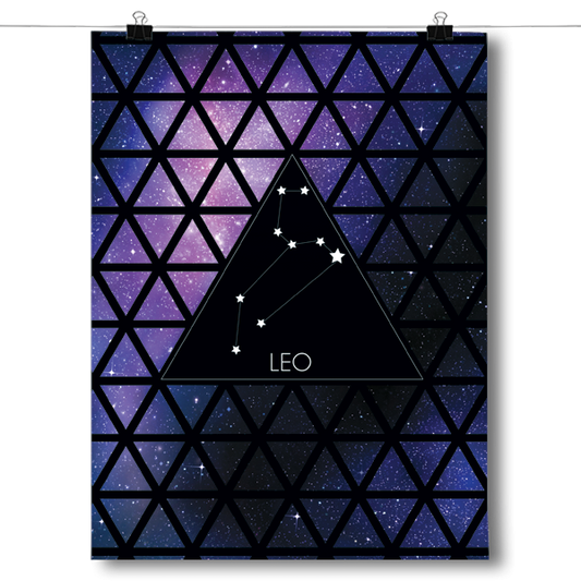 Zodiac Constellation - Leo Poster