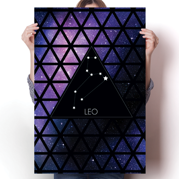 Zodiac Constellation - Leo Poster