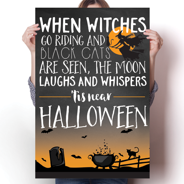 When Witches Go Riding Poster