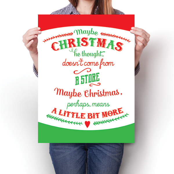 Maybe Christmas Poster