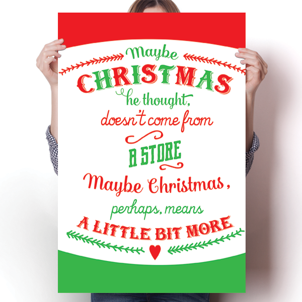 Maybe Christmas Poster