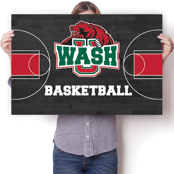 Washington University - St. Louis Bears - Basketball Court Poster