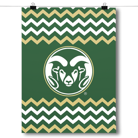 Colorado State Rams - Chevron Poster