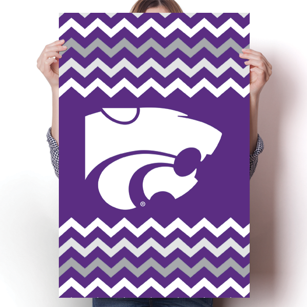 Kansas State Wildcats - Chevron Poster