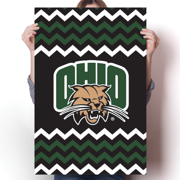 Ohio University Bobcats - Chevron Poster