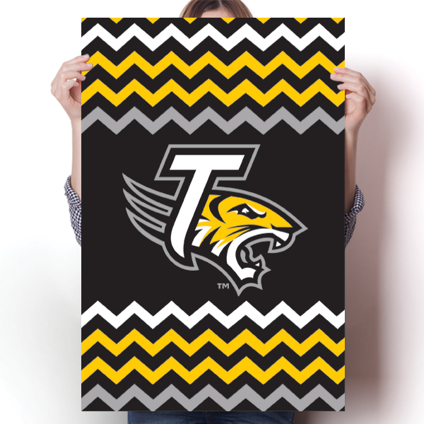 Towson University Tigers - Chevron Poster