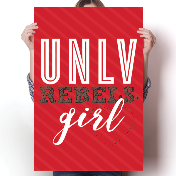 UNLV Rebels Girl Poster