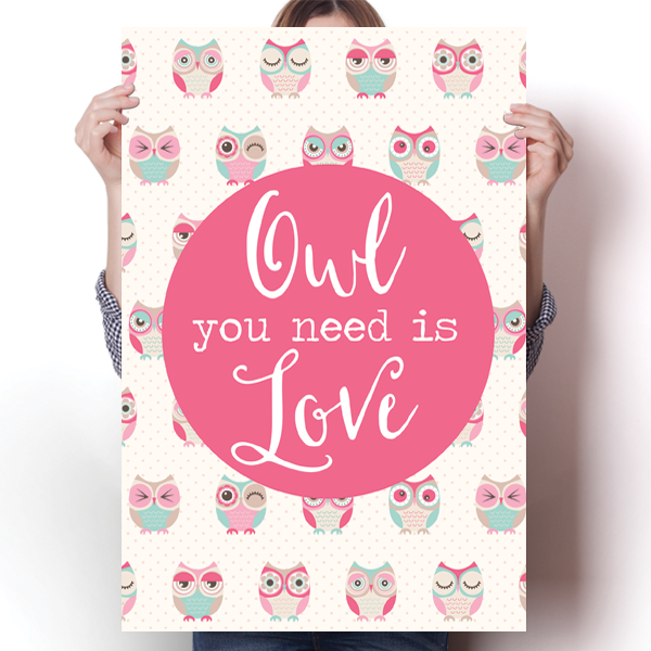 Owl You Need Is Love Poster