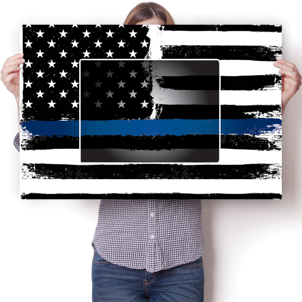 Thin Blue Line - Colorado Poster