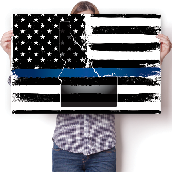 Thin Blue Line - Idaho Poster