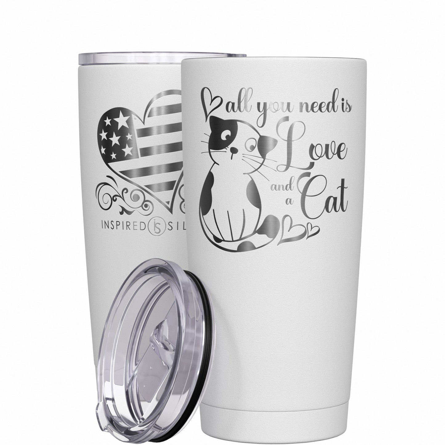 All You Need Is Love and a Cat Tumbler