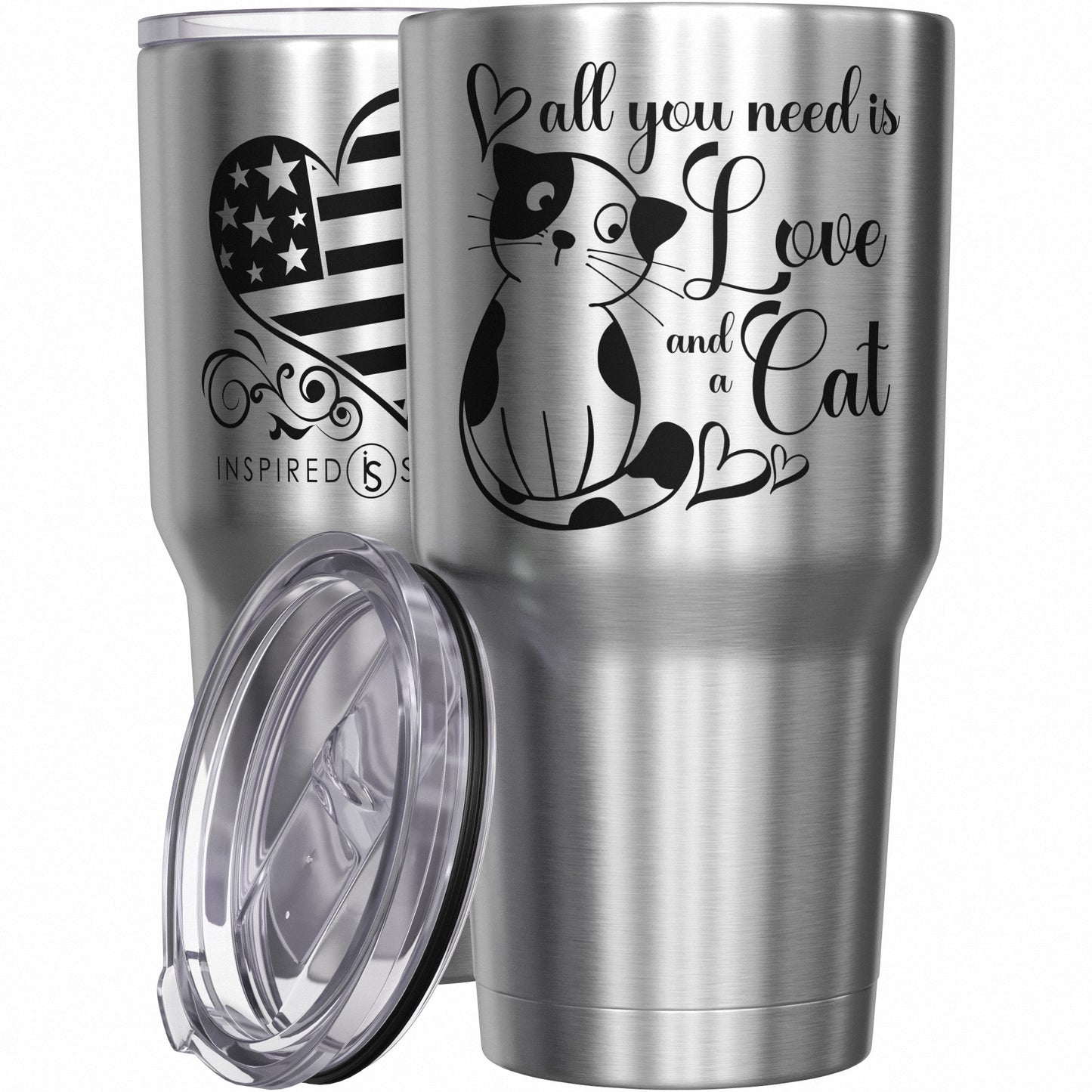 All You Need Is Love and a Cat Tumbler