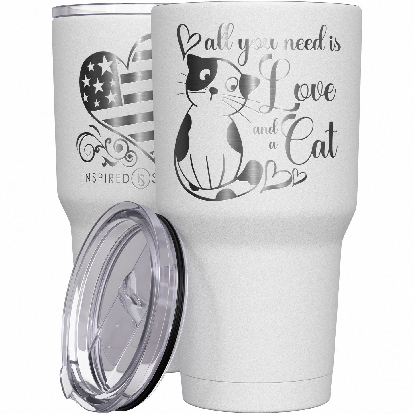 All You Need Is Love and a Cat Tumbler