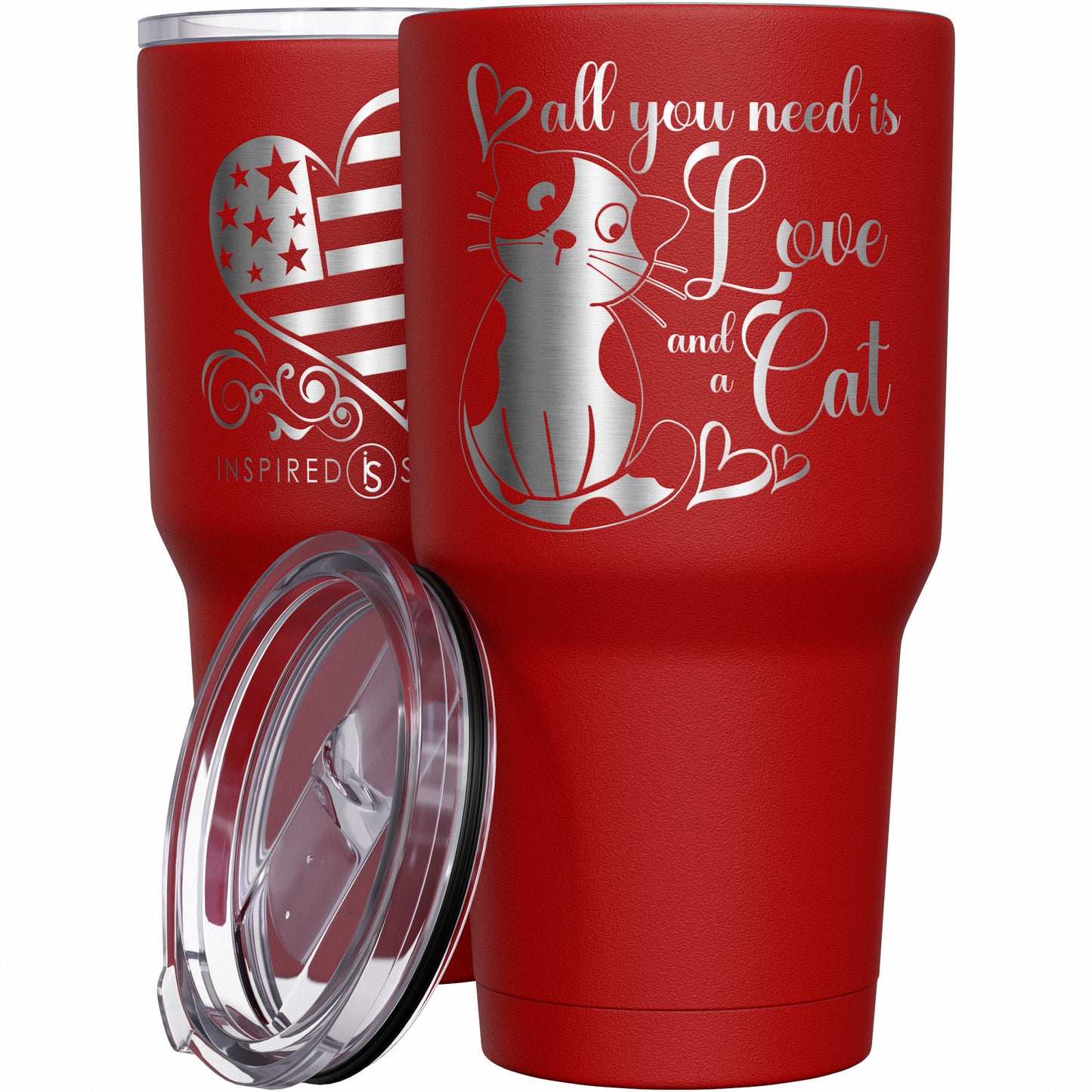 All You Need Is Love and a Cat Tumbler