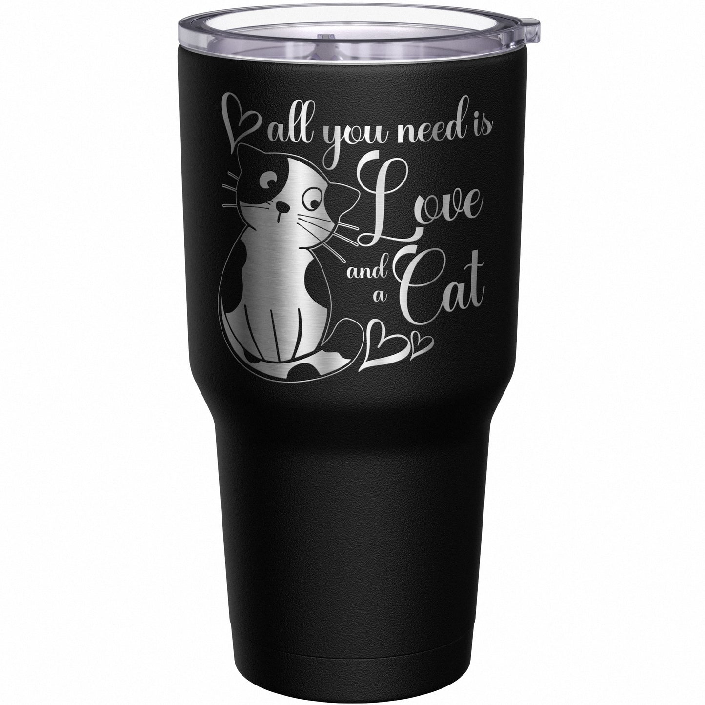 All You Need Is Love and a Cat Tumbler