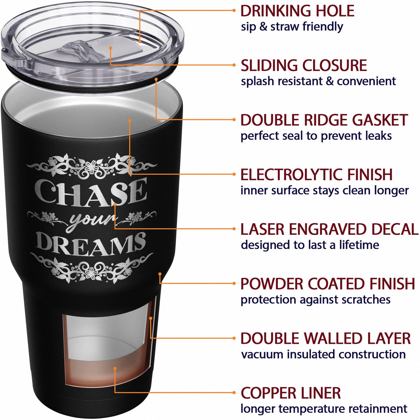 Chase Your Dreams Tumbler