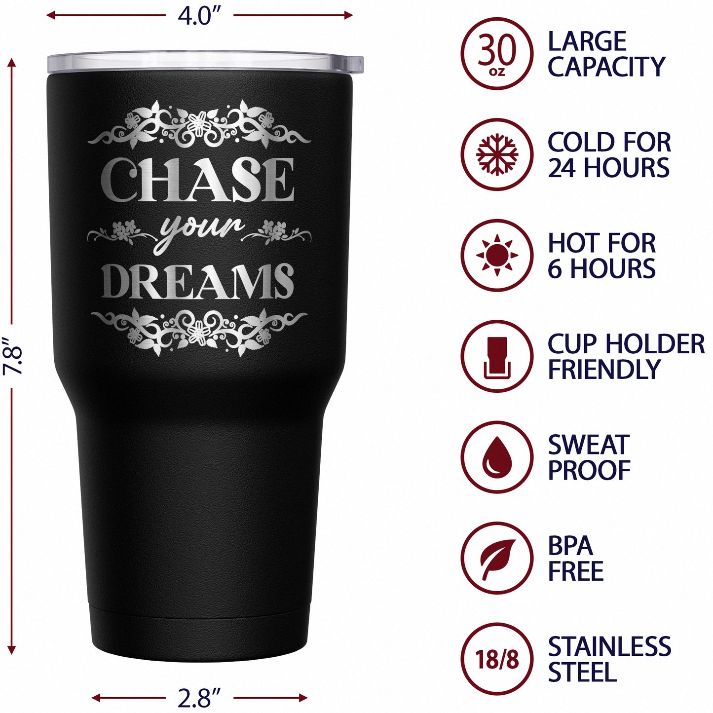 Chase Your Dreams Tumbler