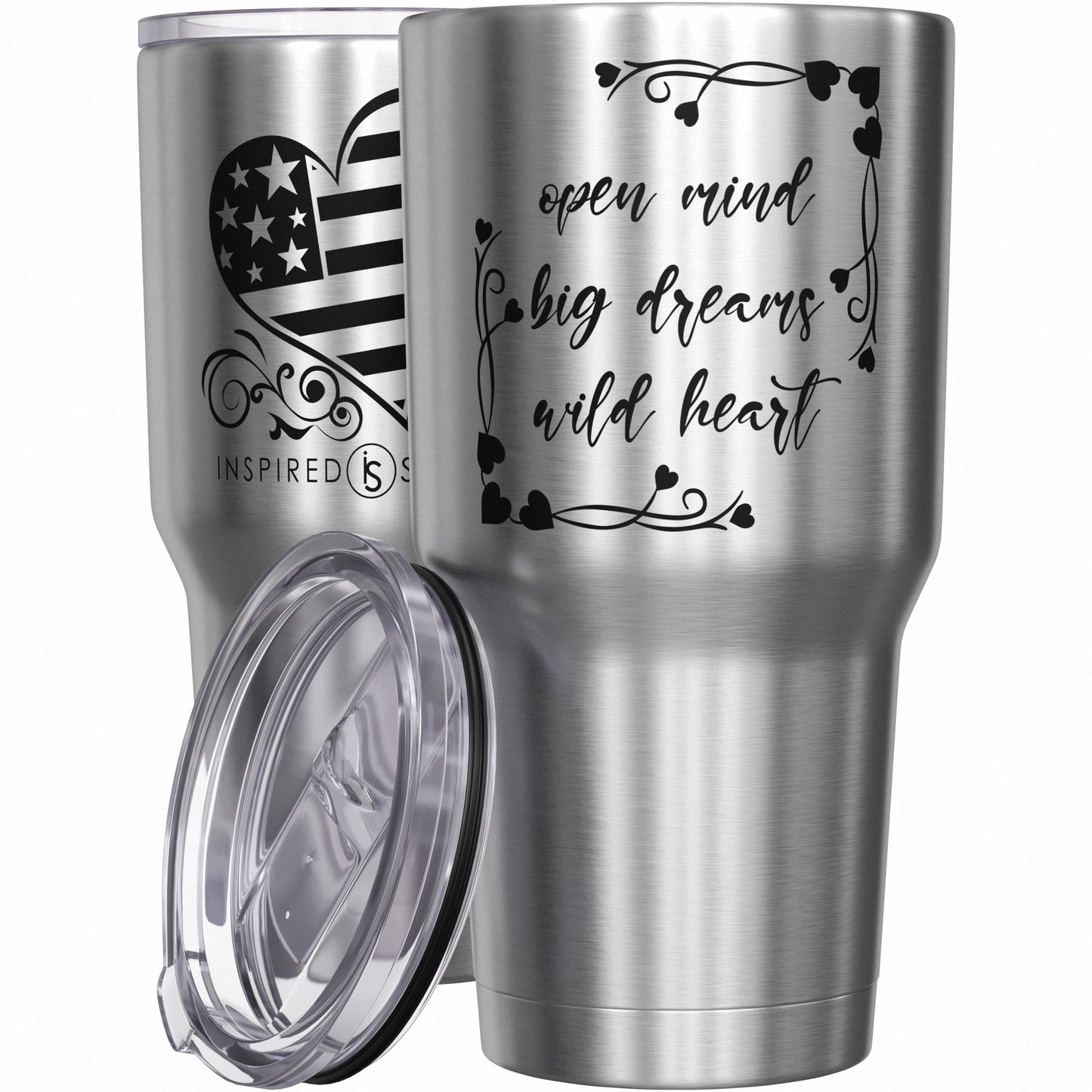 Open Mind - Big Dreams - Wild Heart Tumbler