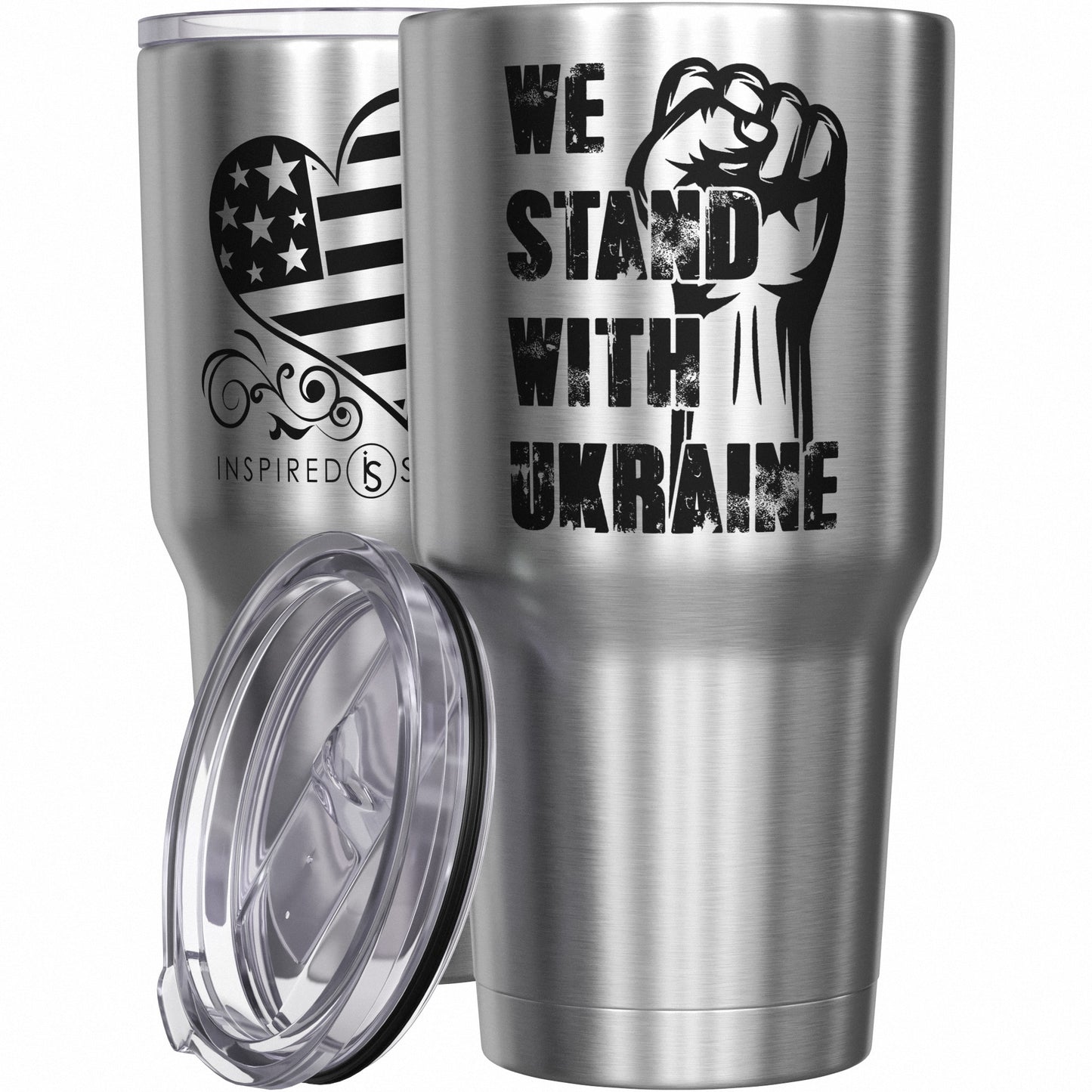 We Stand with Ukraine Tumbler