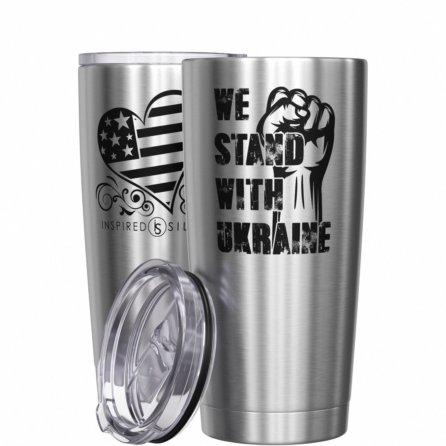 We Stand with Ukraine Tumbler