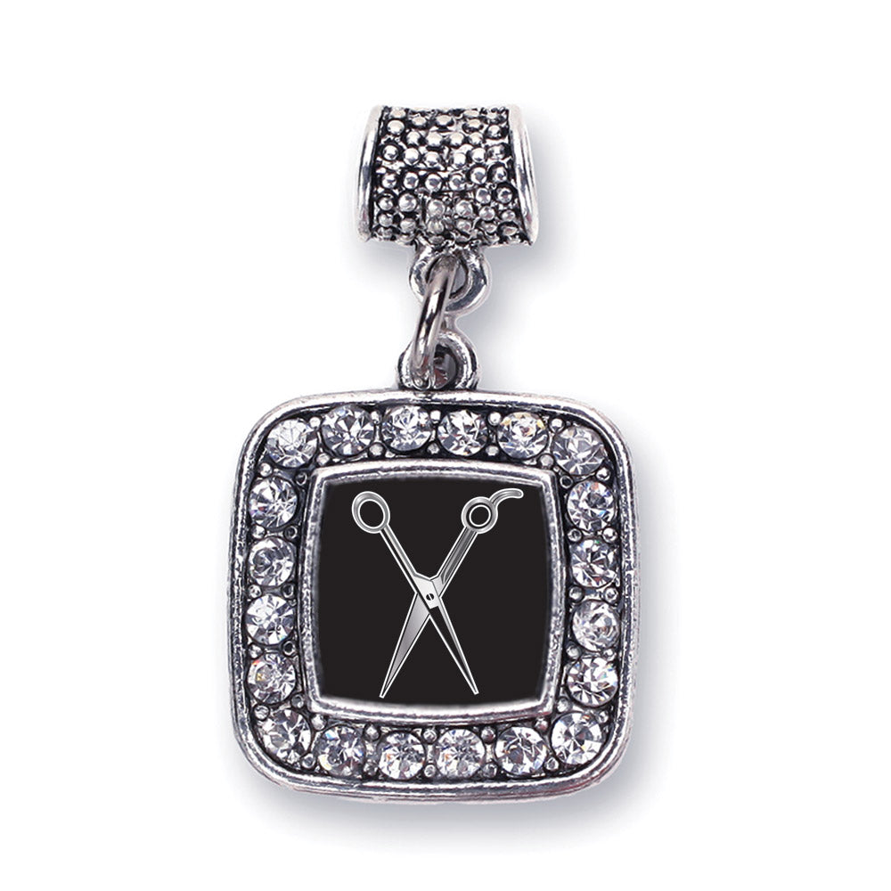 Silver The Stylist Square Memory Charm
