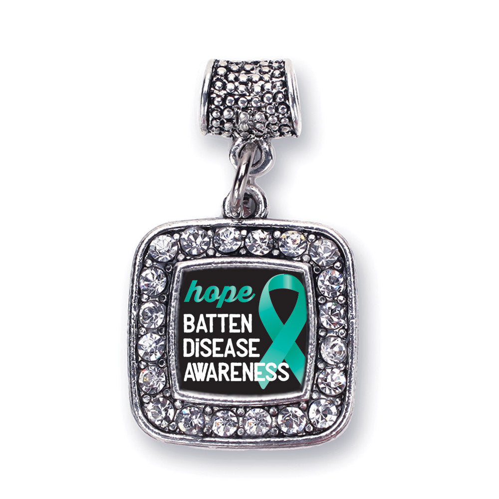 Silver Batten Disease Square Memory Charm
