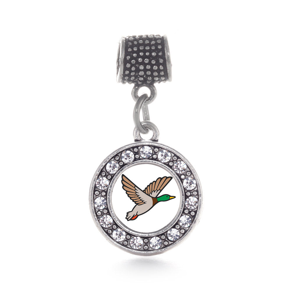 Silver Duck Season Circle Memory Charm